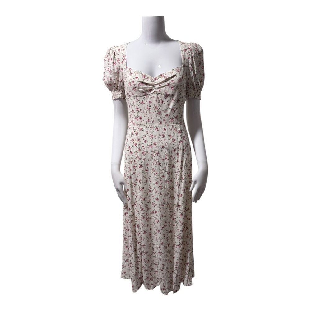 NEW Reformation Lacey Midi Dress Size 4 Boheme Floral - Picture 3 of 9